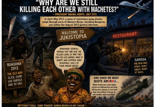 Killing with machetes